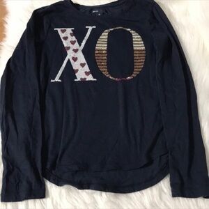 Gap girls long sleeve top size XL
